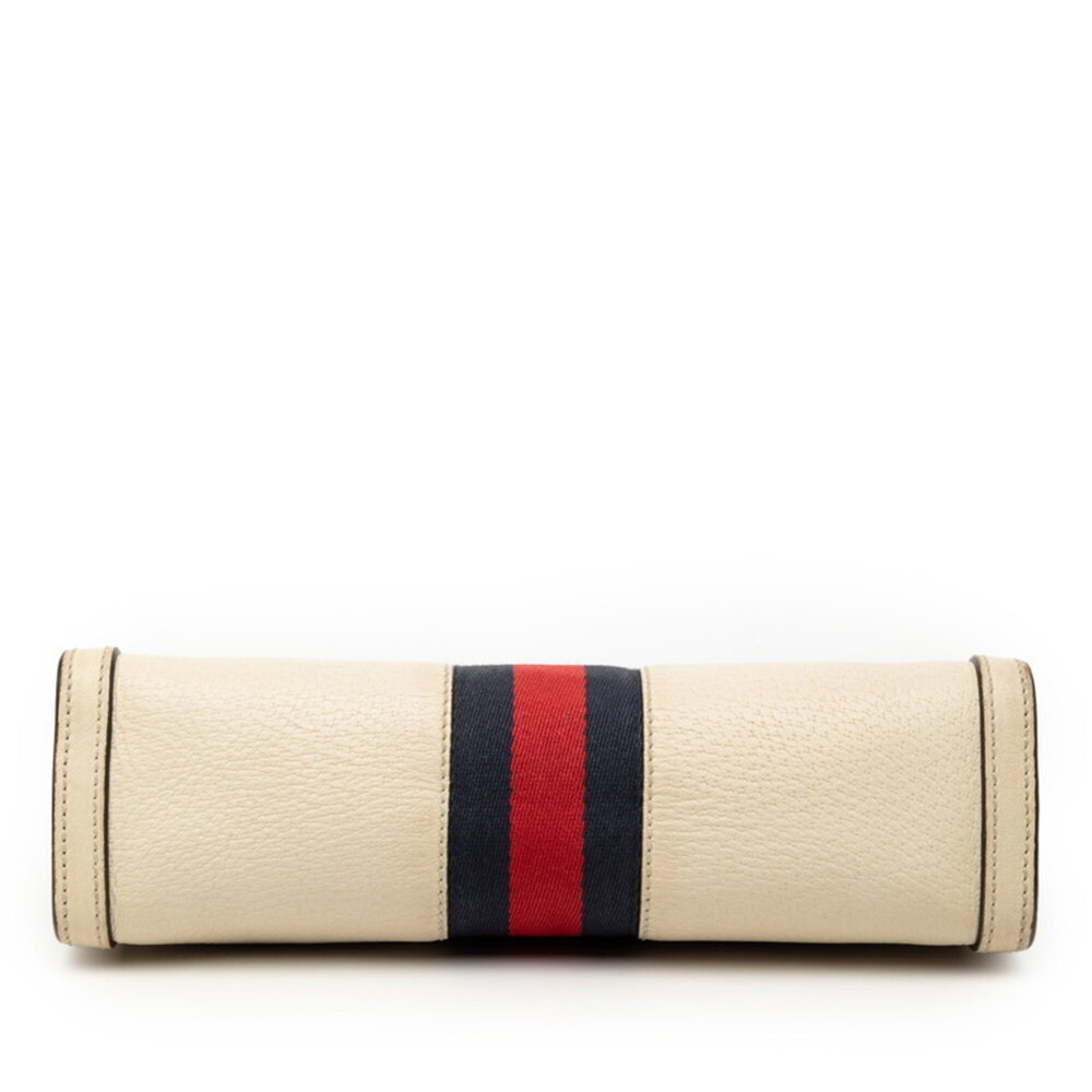 GUCCI Cream Leather Shoulder Bag - Picture 3 of 7